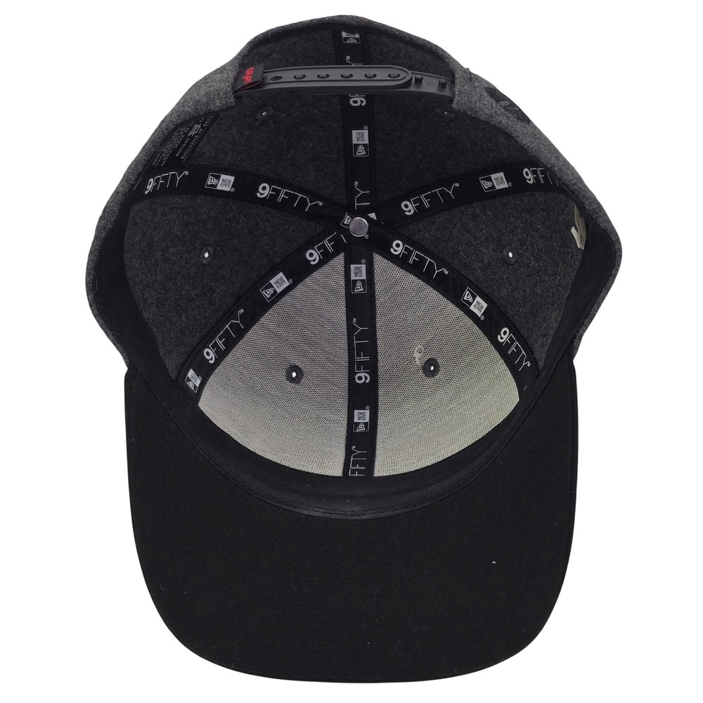 Seven MX Snapback Hat OSFA Grey Wool Flat Bill Motocross Cap OSFA New Era 9FIFTY - Picture 4 of 6